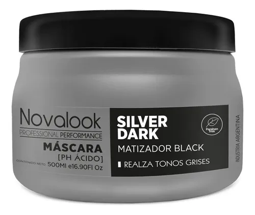 MASCARA MATIZADORA BLACK 500 ML NOVALOOK